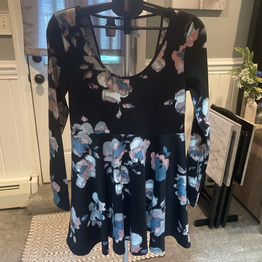 Bethany Mota Black Mesh Detail